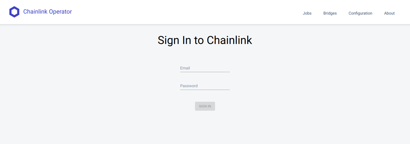 Chainlink Sign In