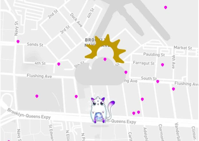The French Toast Kitty Map