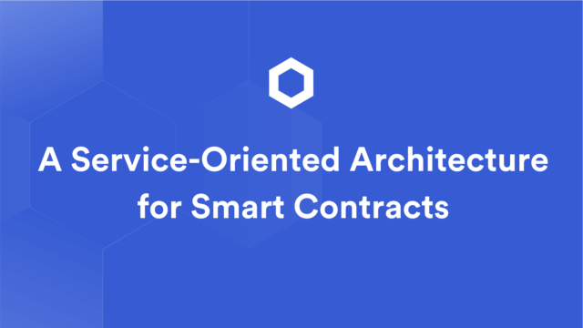 Building a Service-Oriented Architecture for the Smart Contract Ecosystem