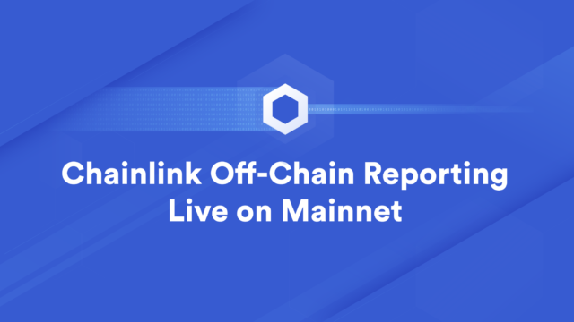 Chainlink Achieves Major Scalability Upgrade With the Mainnet Launch of Off-Chain Reporting (OCR)