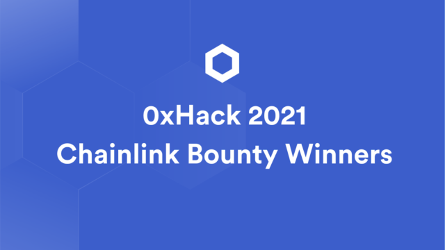 Banner for announcing winners of 0xHack 2021