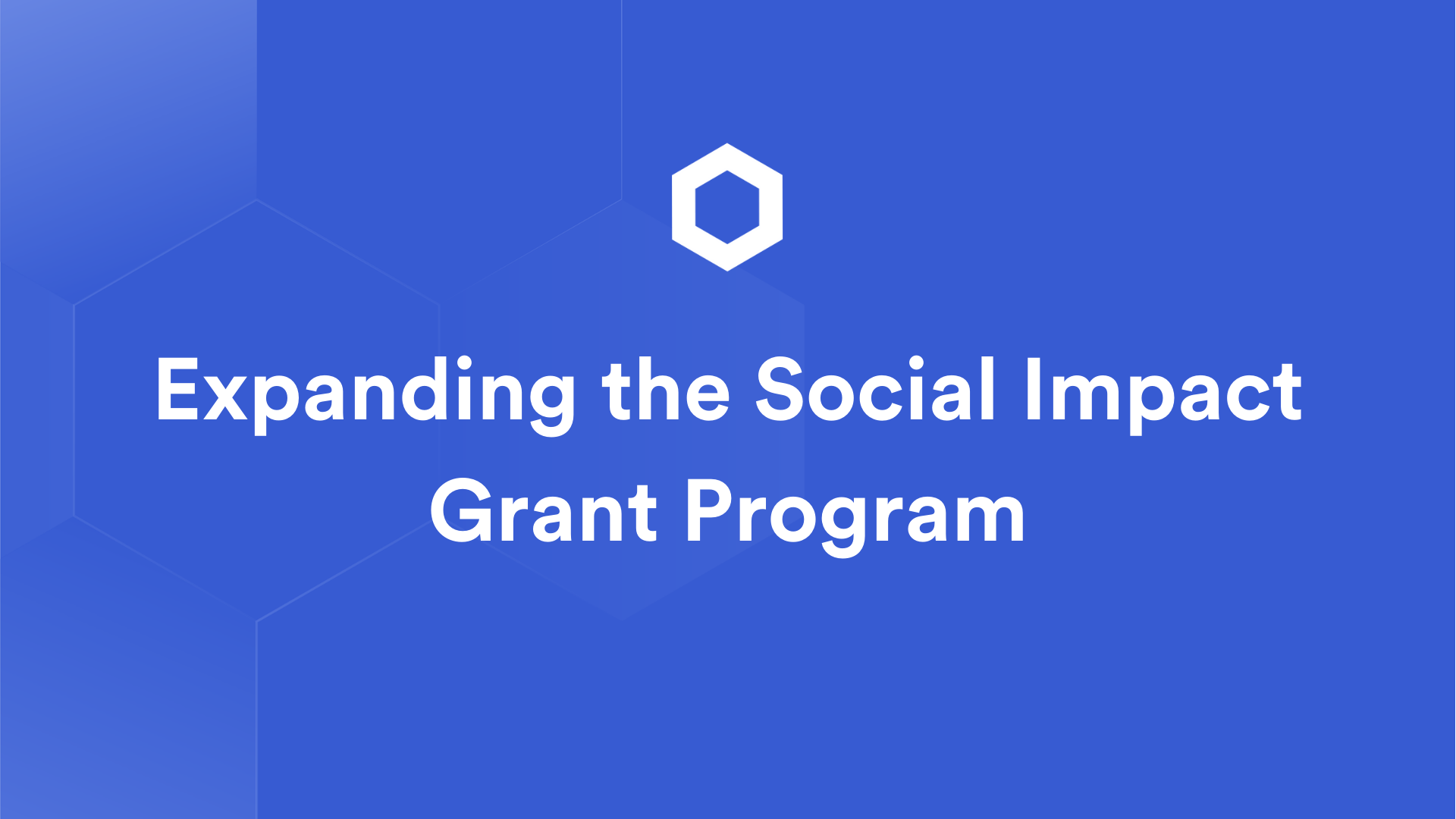 Accelerating Social Impact With The Chainlink Grants Program