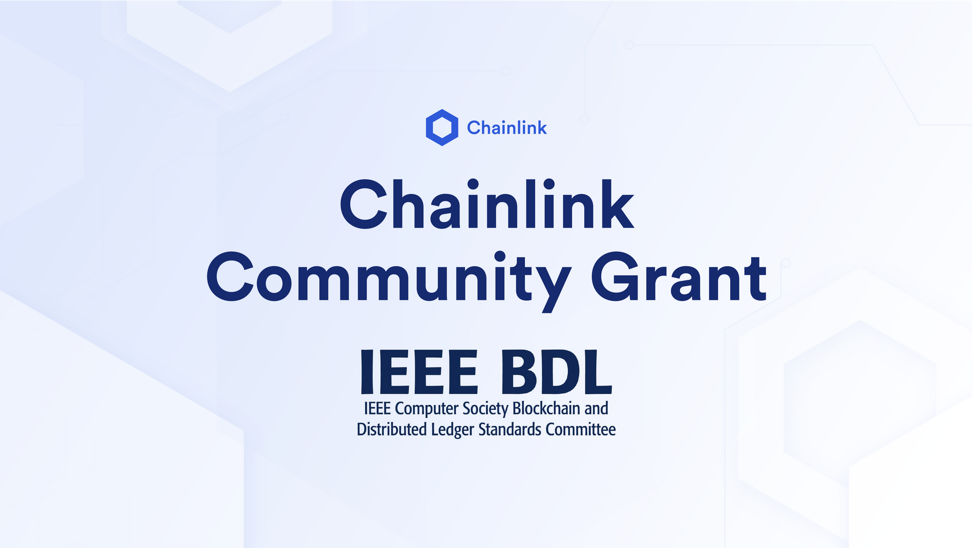 Chainlink Collaborates With IEEE BDL to Develop International Oracle  Standards