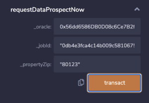 Requesting data from PropectNow