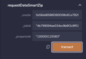 Requesting data from SmartZip