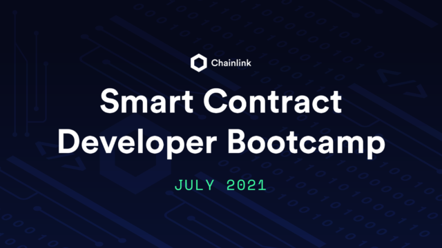 Banner for 2021 Smart Contract Developer Bootcamp