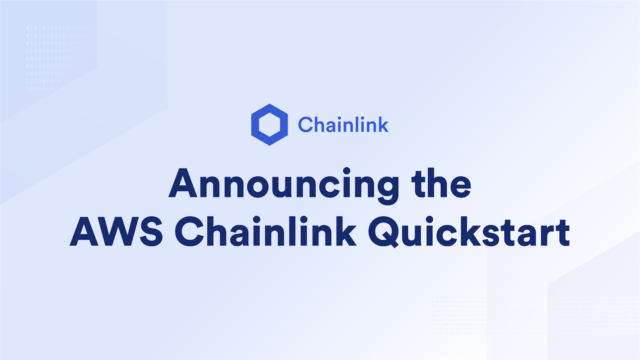 AWS Chainlink Quickstart