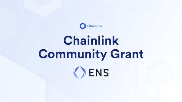 ENS Chainlink Community Grant