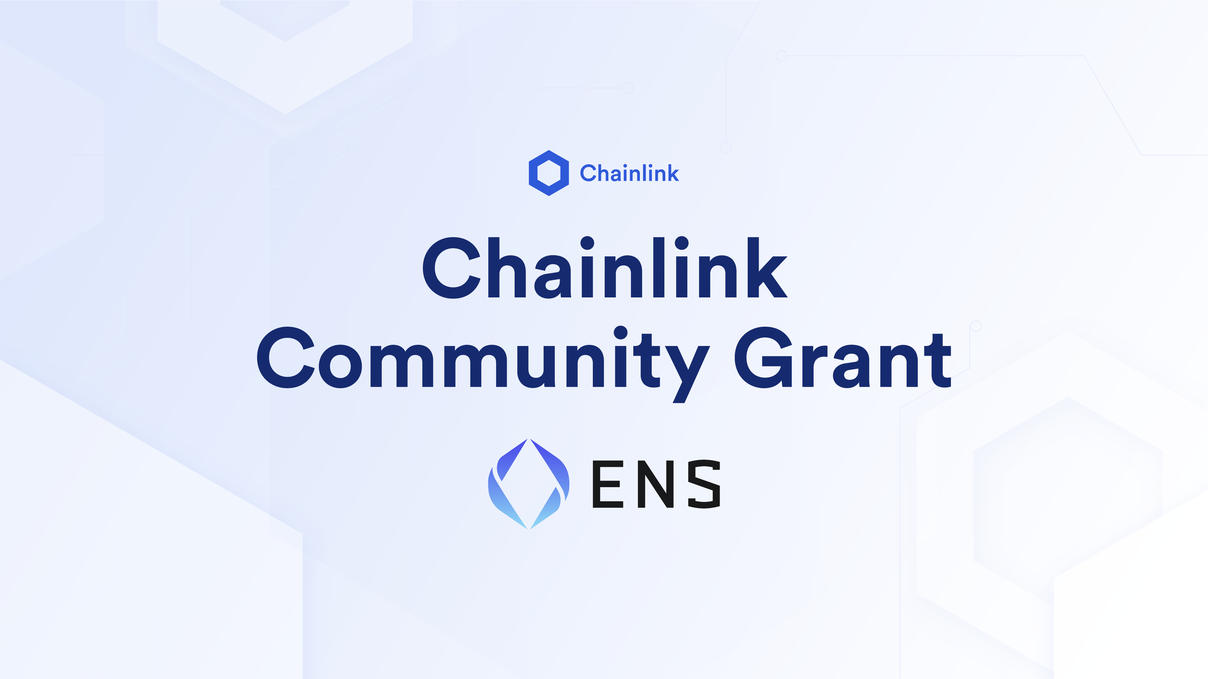 ENS Receives Chainlink Community Grant for CCIP-Read Development | Chainlink  Blog