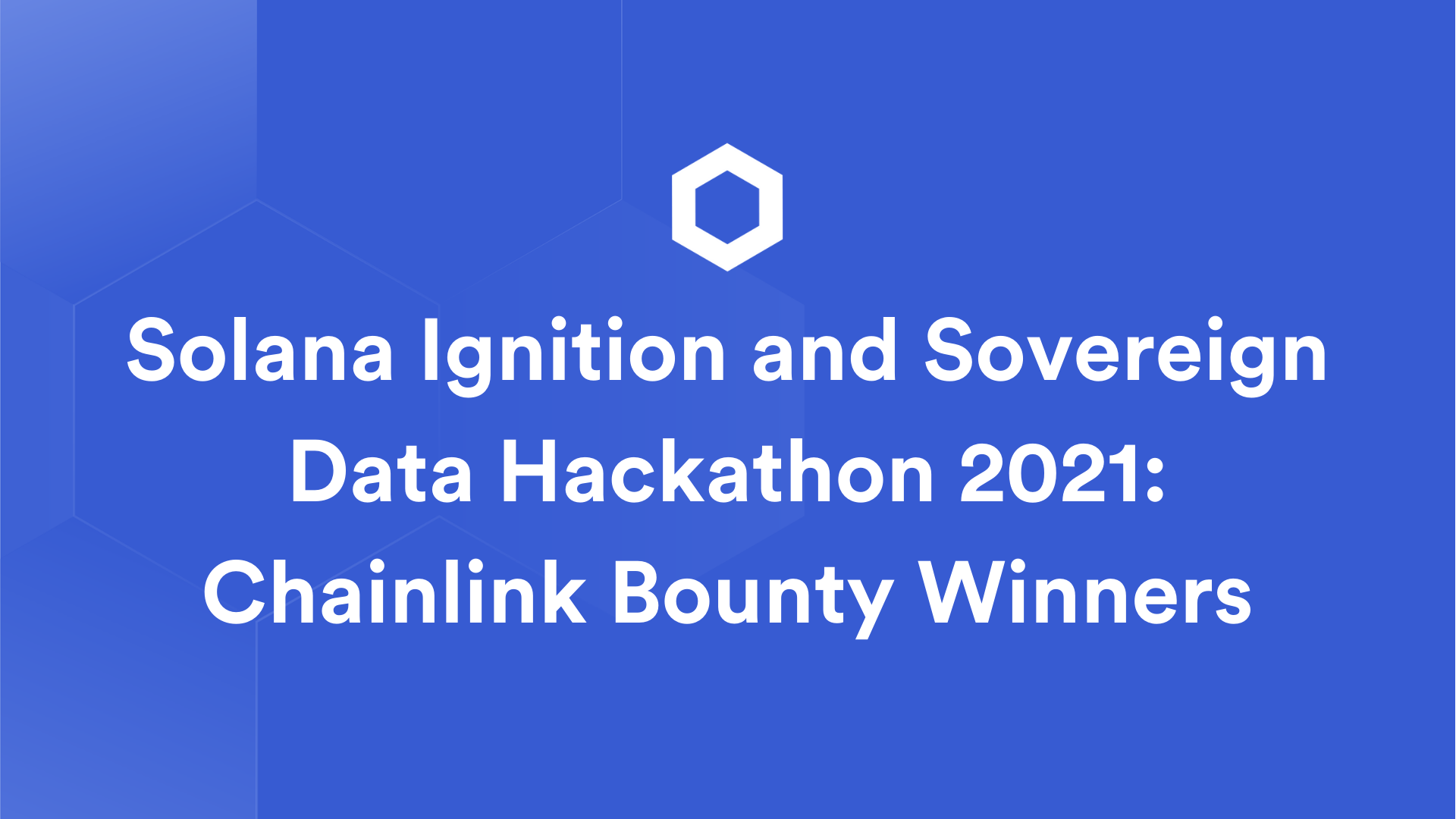 Solana Ignition & Ceramic Network Sovereign Data Hackathon 2021