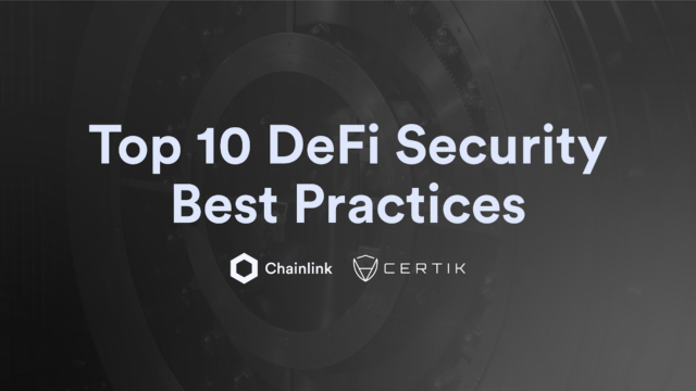 Top 10 DeFi Best Practices
