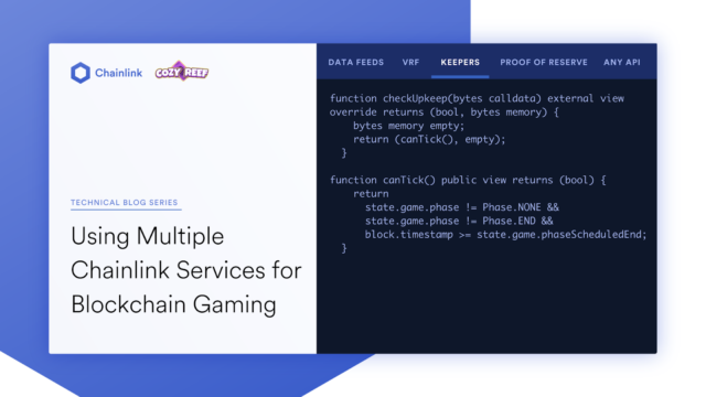 Using Multiple Chainlink Services for Blockchain Gaming