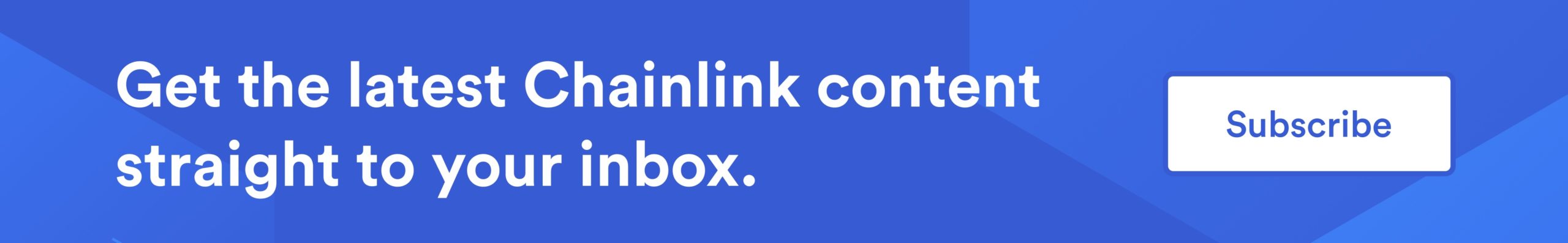 Chainlink Newsletter Sign Up