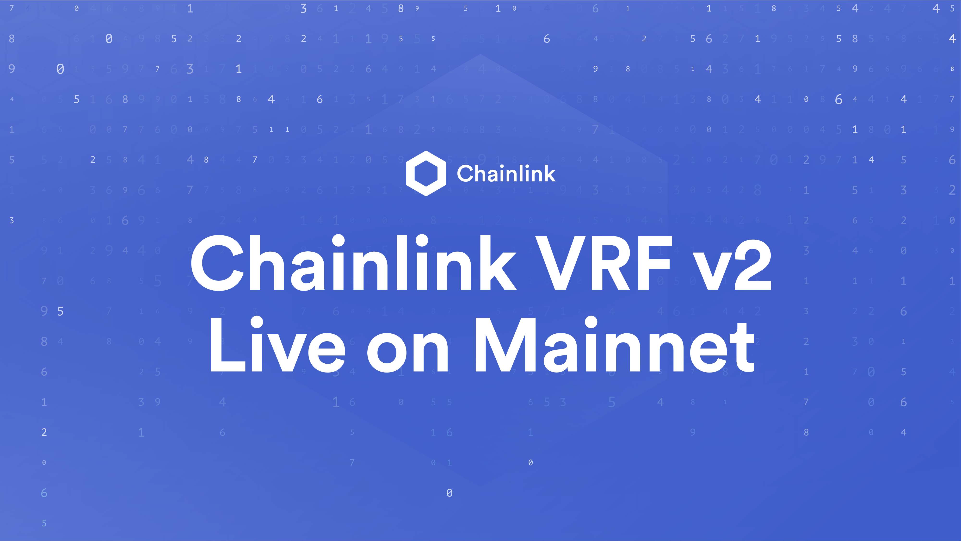 Chainlink VRF v2 Is Live on Ethereum for NFT & Game Creators Chainlink