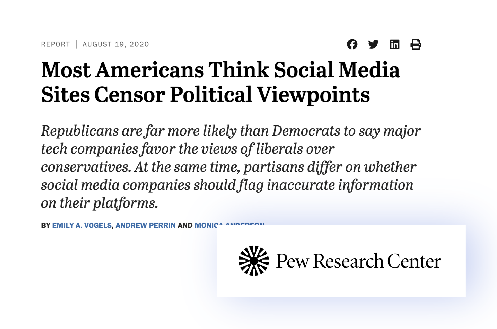 Political bias in Web2 platforms