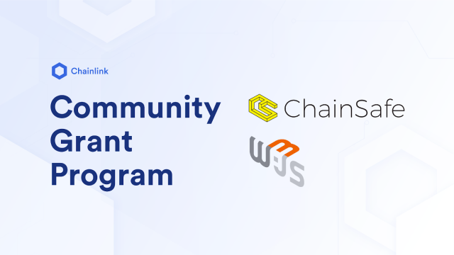 Banner for ChainSafe Receives Chainlink Community Grant to Natively Integrate Chainlink Into web3.js