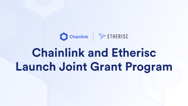 Chainlink Etherisc Joint Grant