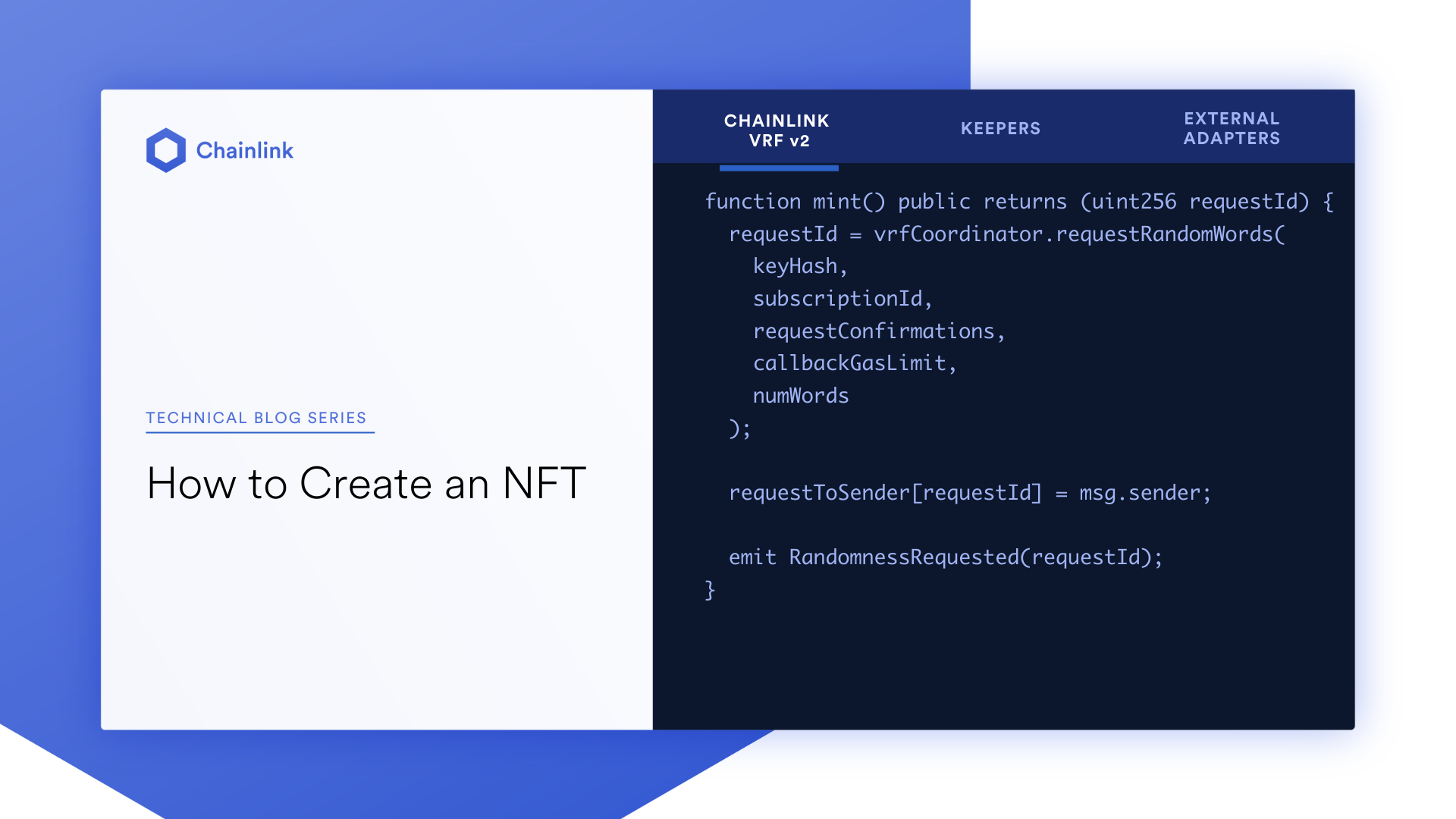 Learn How To Create an NFT l Chainlink Blog