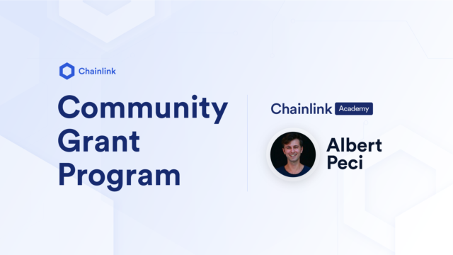 Chainlink Academy Albert Peci