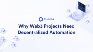 Banner titled Why Web3 Projects Need Decentralized Automation