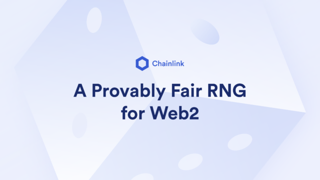 A banner titled "A Provably Fair RNG for Web2"