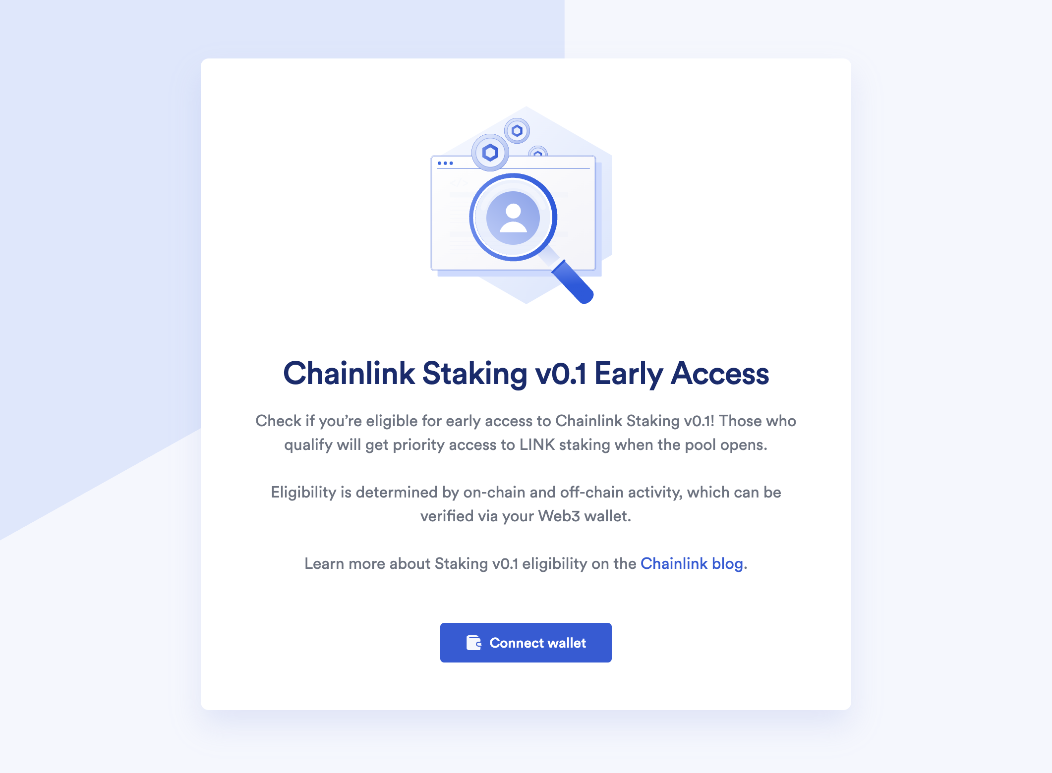 Chainlink Staking v0.1 Early Access App