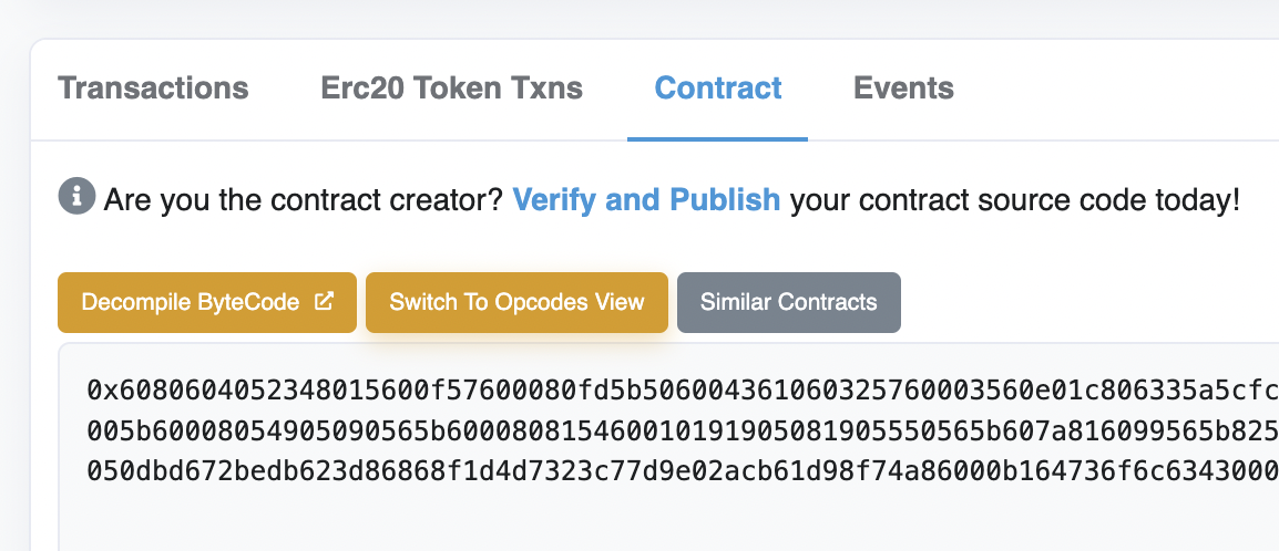 Ether Contract