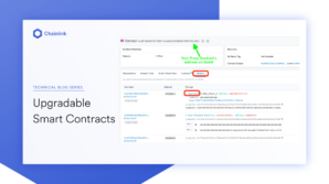 Banner titled Upgradable Smart Contracts