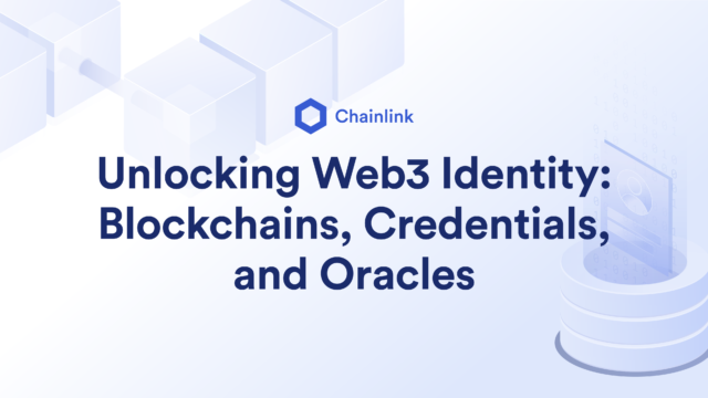 Blockchains, Oracles, and Credentials
