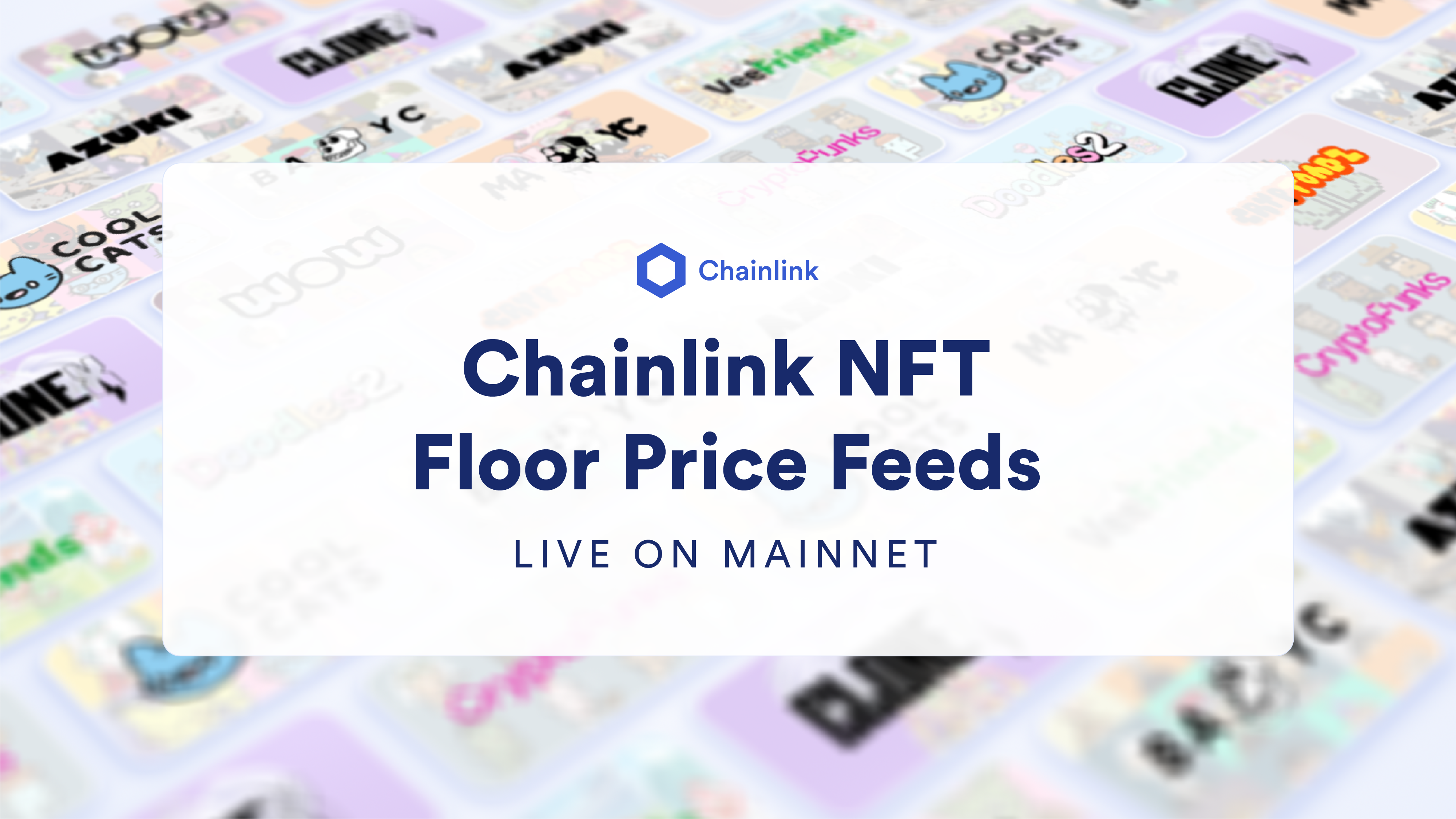 Chainlink NFT Floor Price Feeds Are Live On Ethereum Mainnet