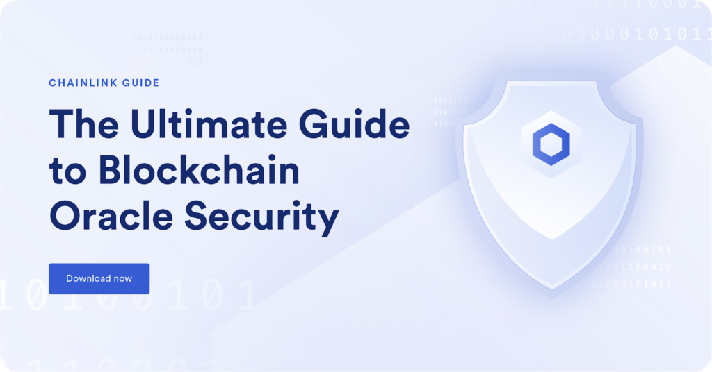 Banner titled “The Ultimate Guide to Blockchain Oracle Security”