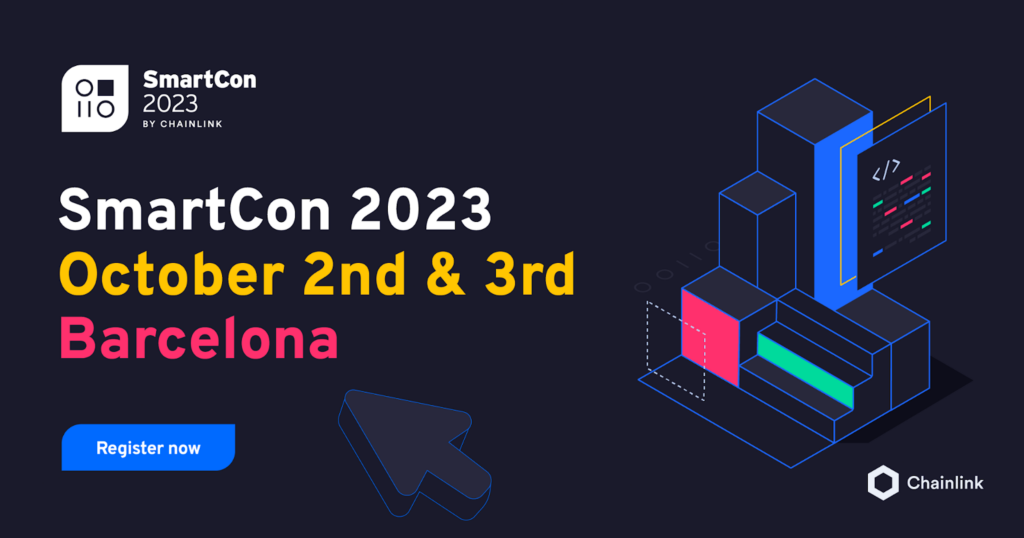Banner titled "SmartCon 2023, October 2nd & 3rd, Barcelona"