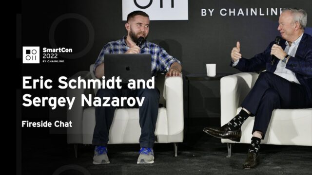 Eric Schmidt and Sergey Nazarov Fireside Chat