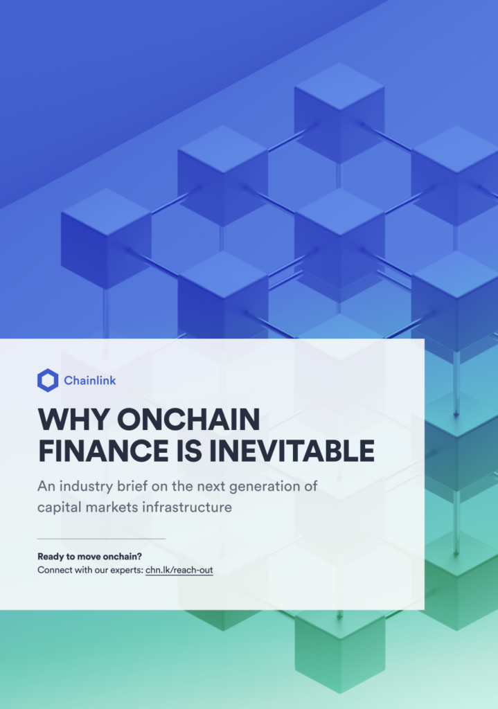 Cover of onchain finance report