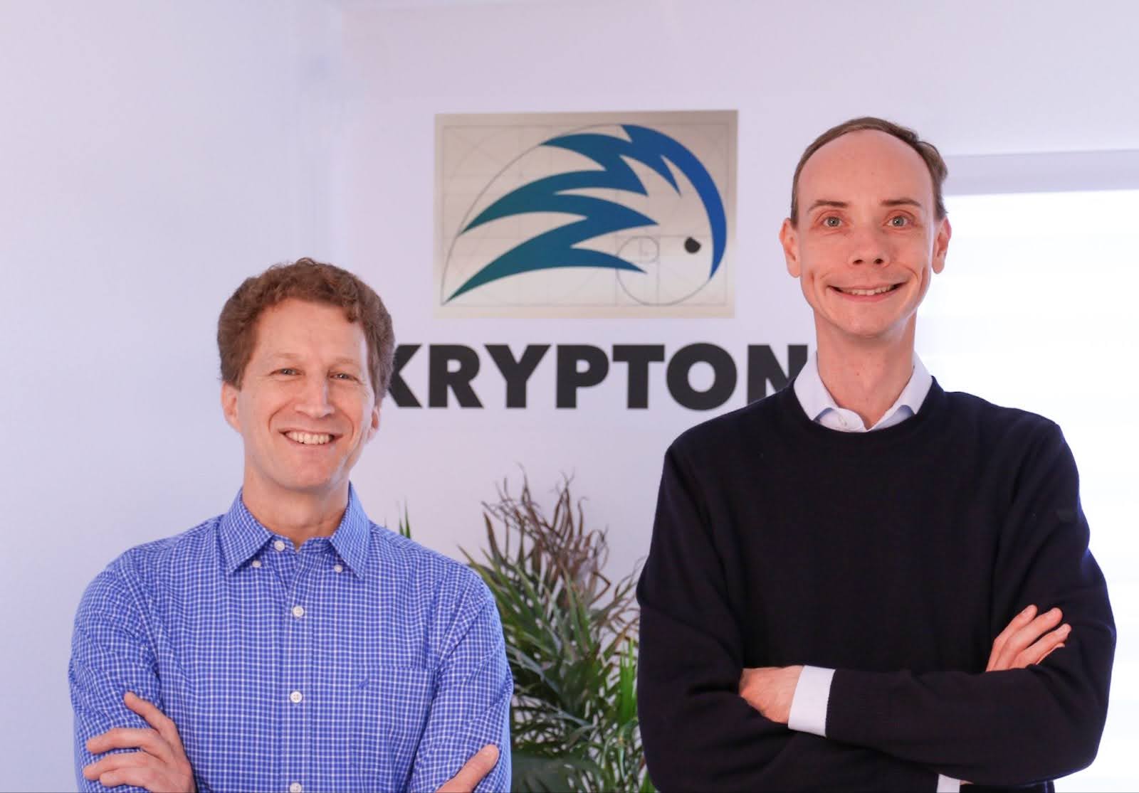 A photo of Krypton's two co-founders.