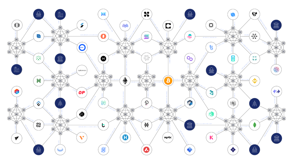 Overview of the multi-chain ecosystem.