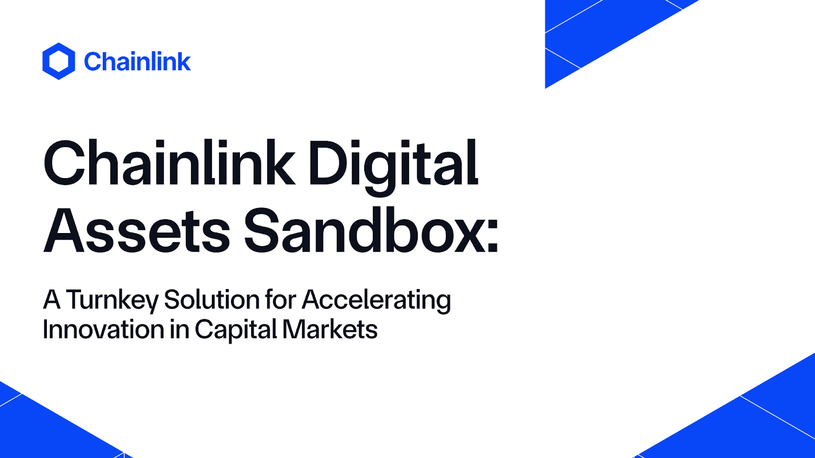 Introducing the Chainlink Digital Assets Sandbox