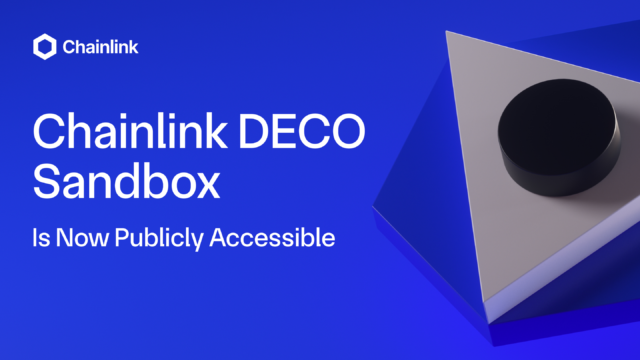 Chainlink DECO Sandbox Is Now Publicly Accessible: Unlocking Privacy Innovation in Onchain Finance