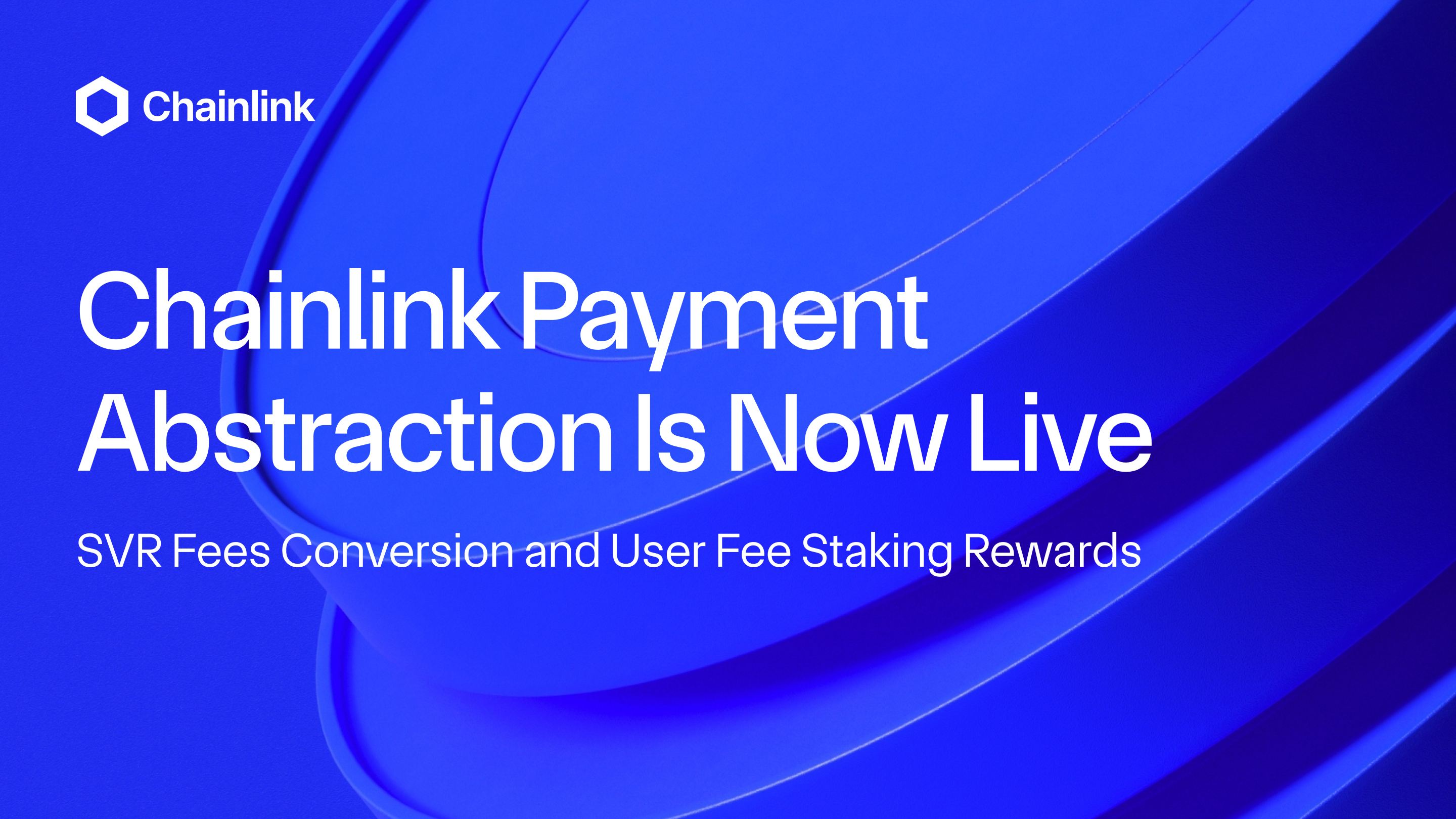 Chainlink Payment Abstraction Is Now Live