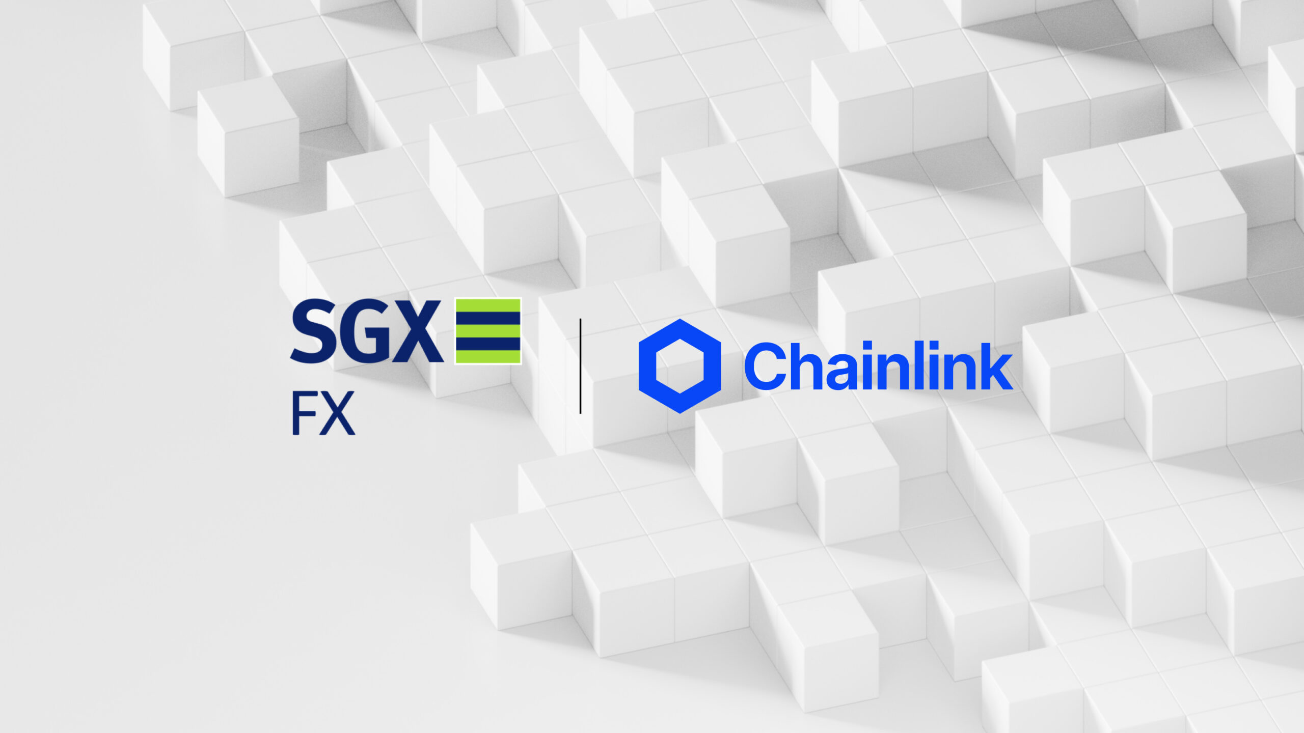 SGX FX and Chainlink announcement banner