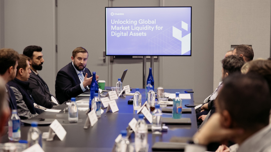 Photo of the Chainlink roundtable in New York.
