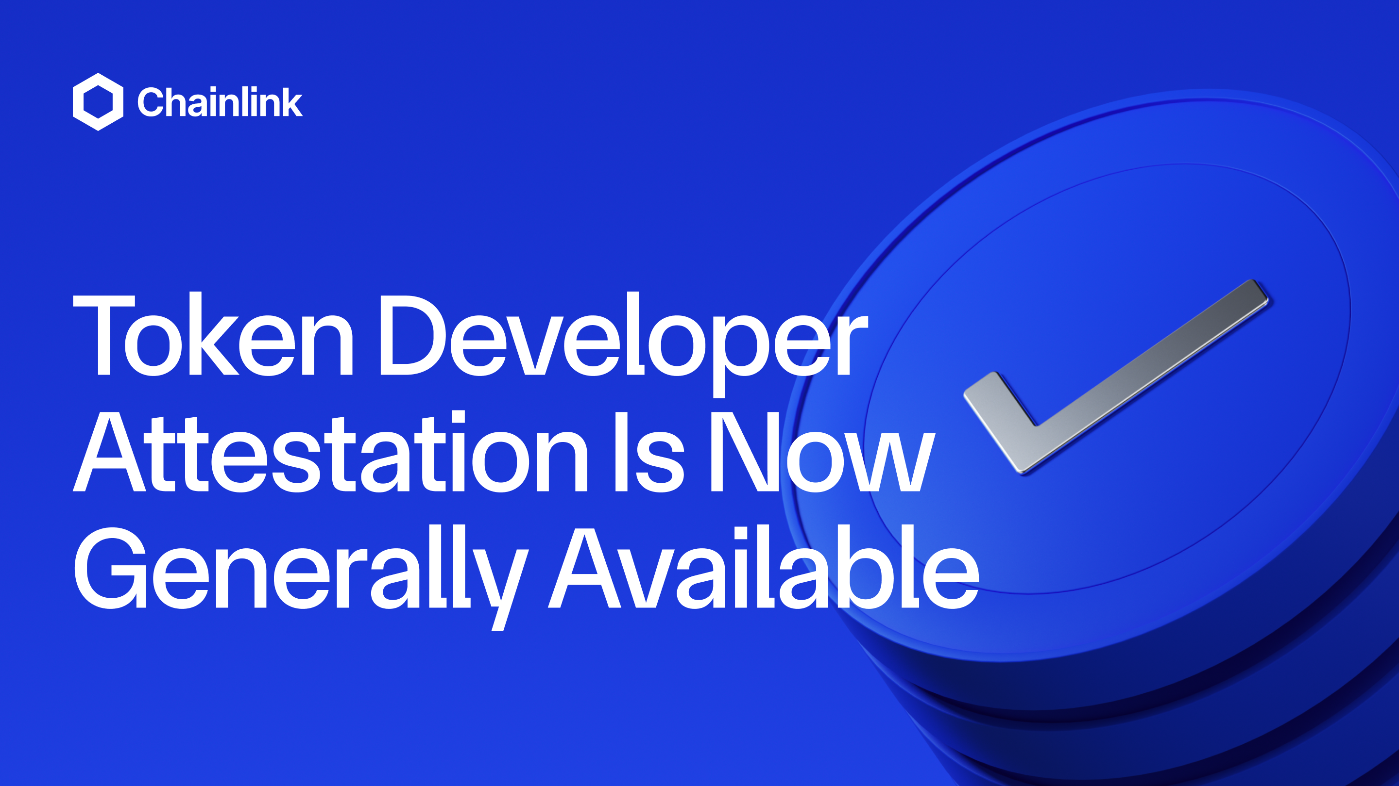 CCIP Token Developer Attestation Is Now Generally Available | Chainlink Blog