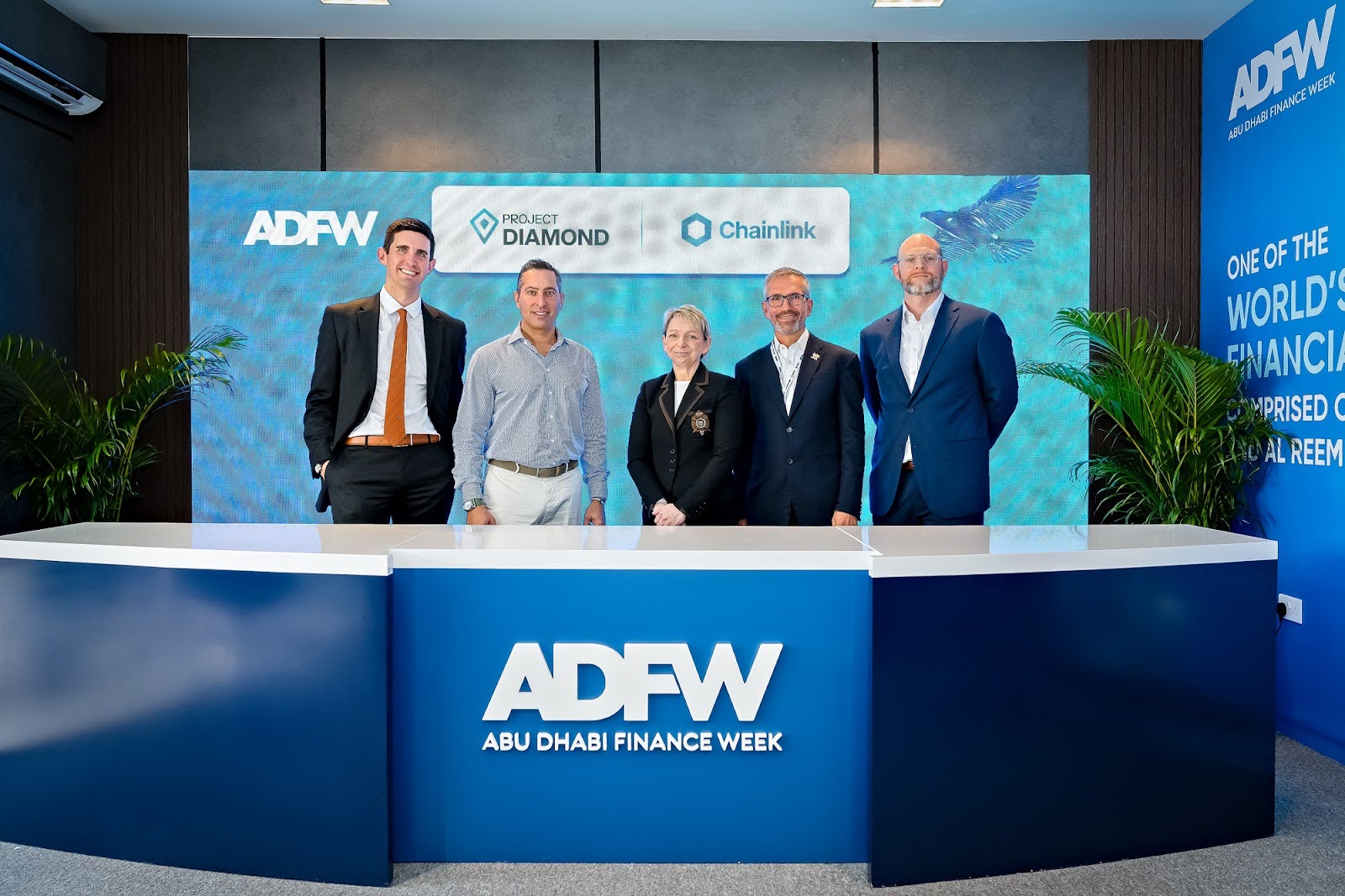 Coinbase Project Diamond Chainlink Abu Dhabi Finance Week (ADFW)