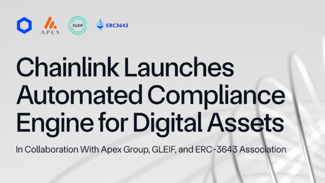 Introducing Chainlink Automated Compliance Engine (ACE): Enabling Compliance-Focused Digital Assets Across Chains and Jurisdictions